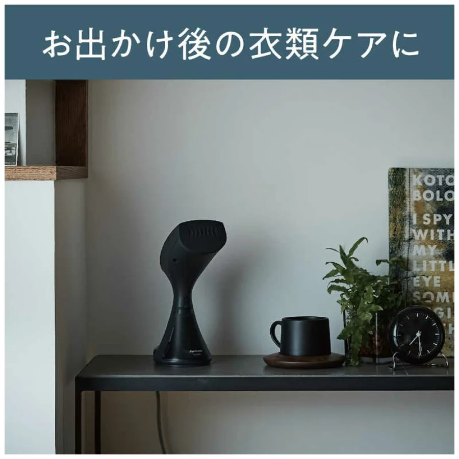 Panasonic衣類スチーマー　スティックタイプ　ブラック